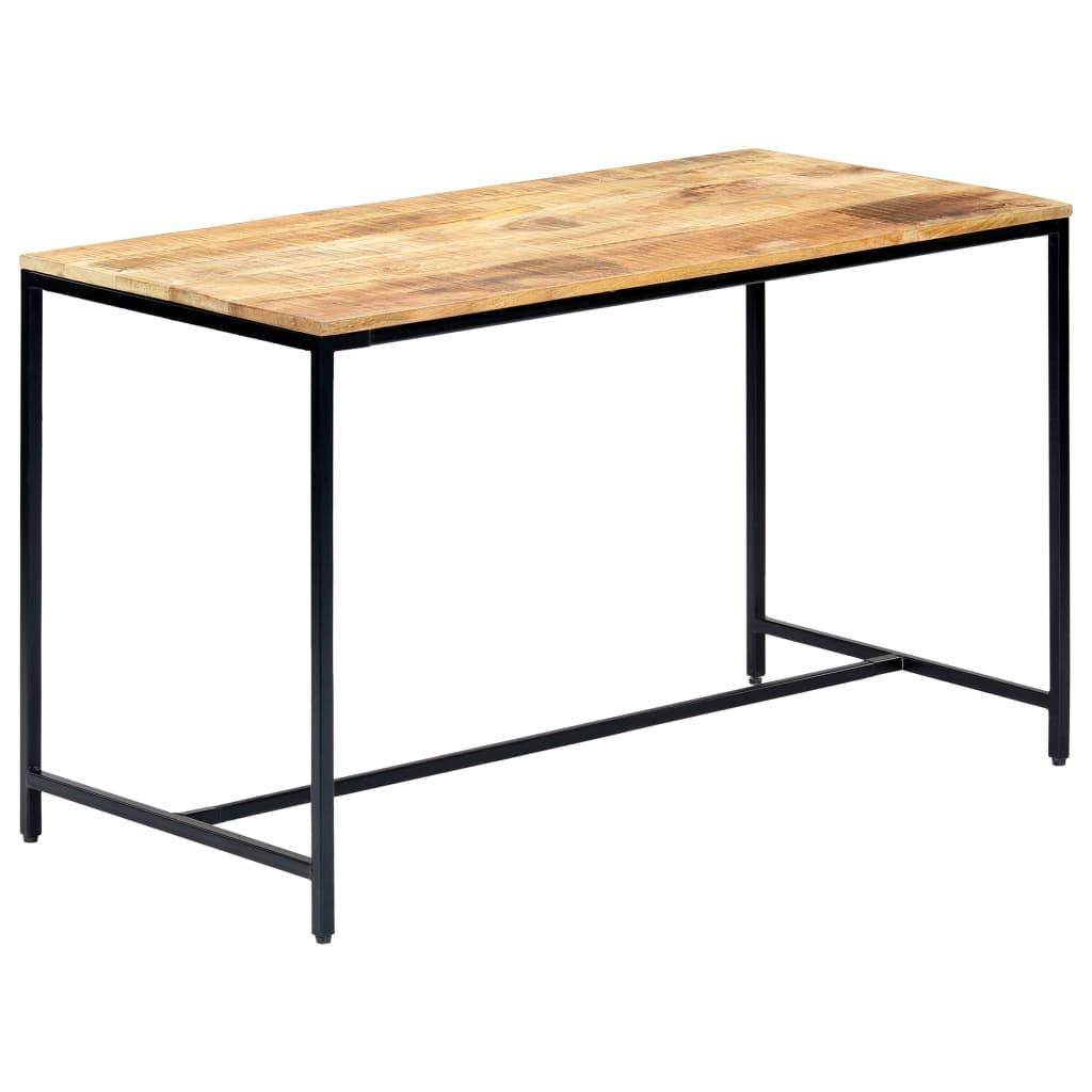 Spisebord 120 x 60 x 75 cm massivt ru mangotræ