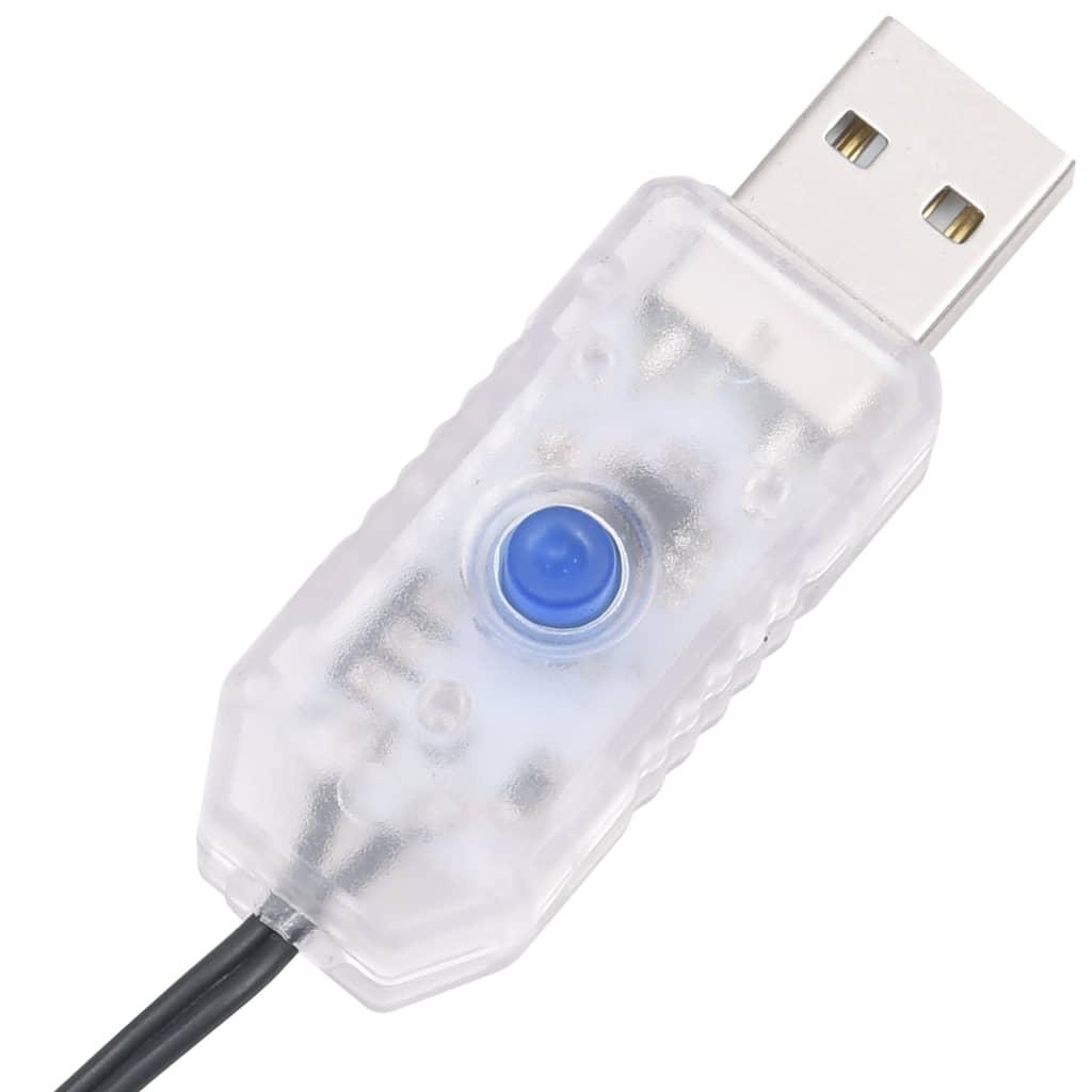 LED-juletræ 275 LED'er 180 cm farverigt lys