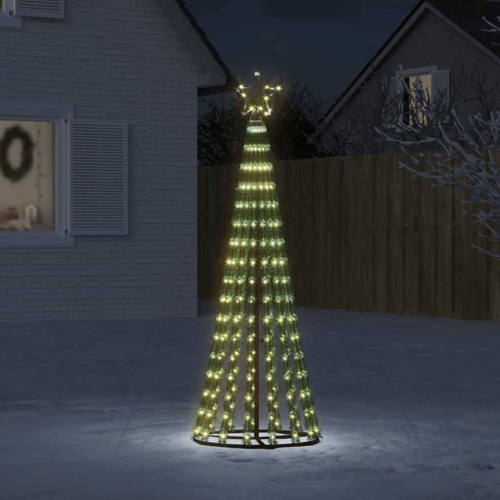LED-juletræ 275 LED'er 180 cm varmt hvidt lys