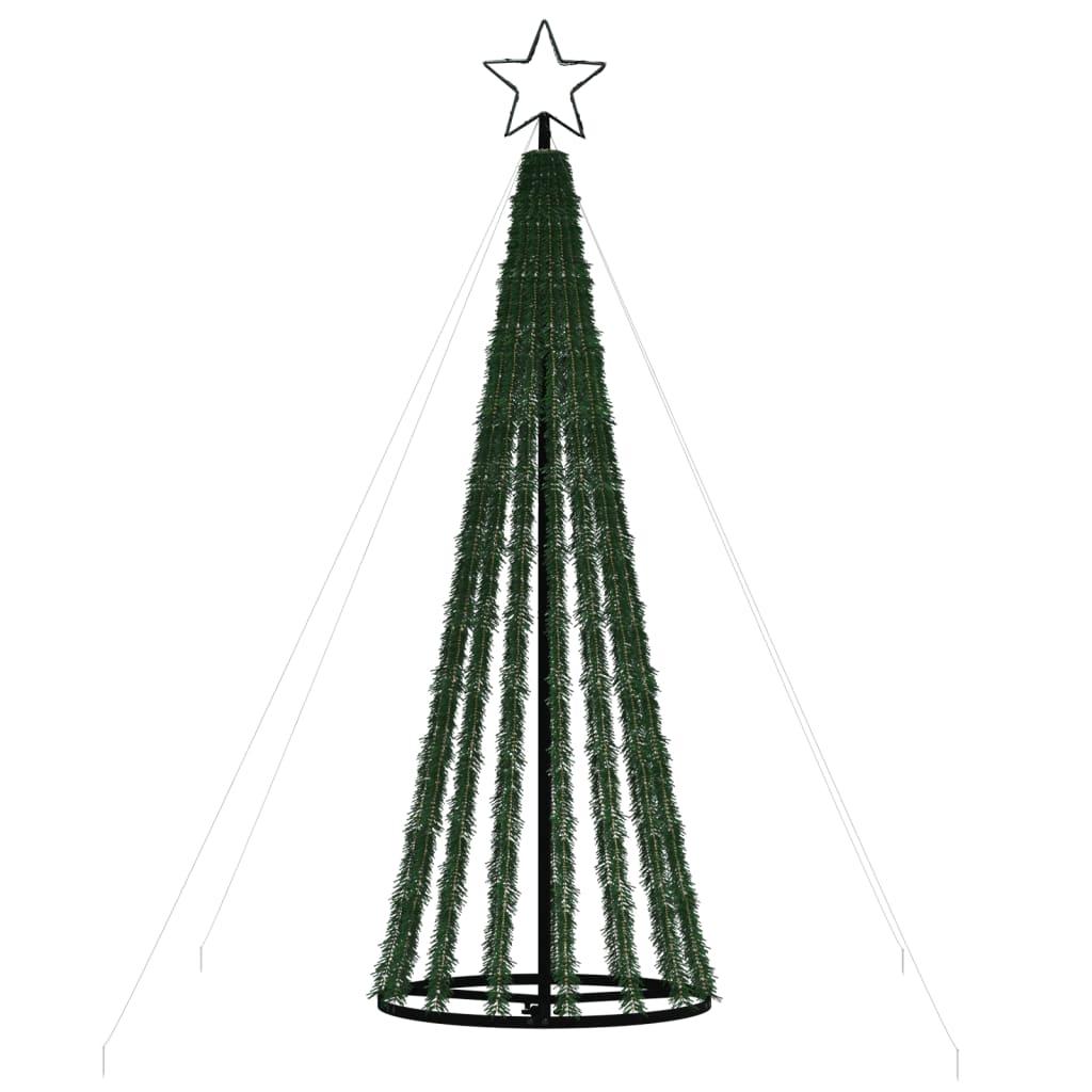 LED-juletræ 275 LED'er 180 cm varmt hvidt lys
