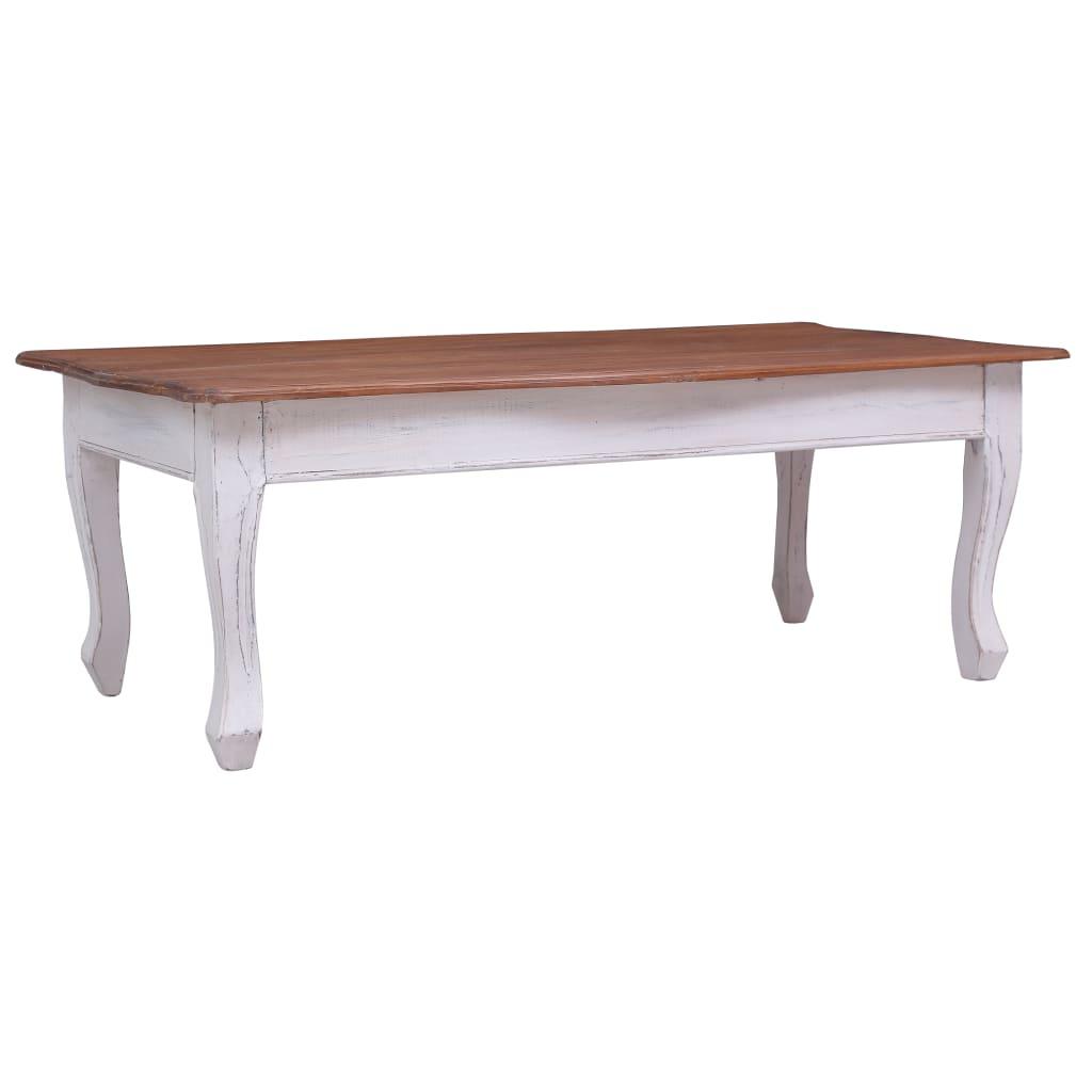 Sofabord 120 x 60 x 45 cm massivt mahognitræ