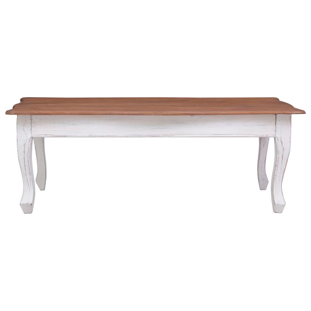 Sofabord 120 x 60 x 45 cm massivt mahognitræ