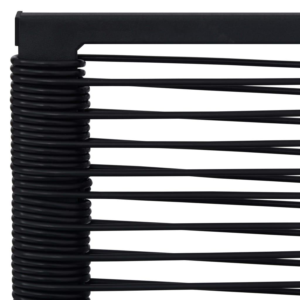 Havelamper 4 stk. PVC-rattan sort
