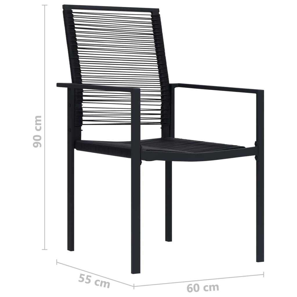 Havelamper 4 stk. PVC-rattan sort