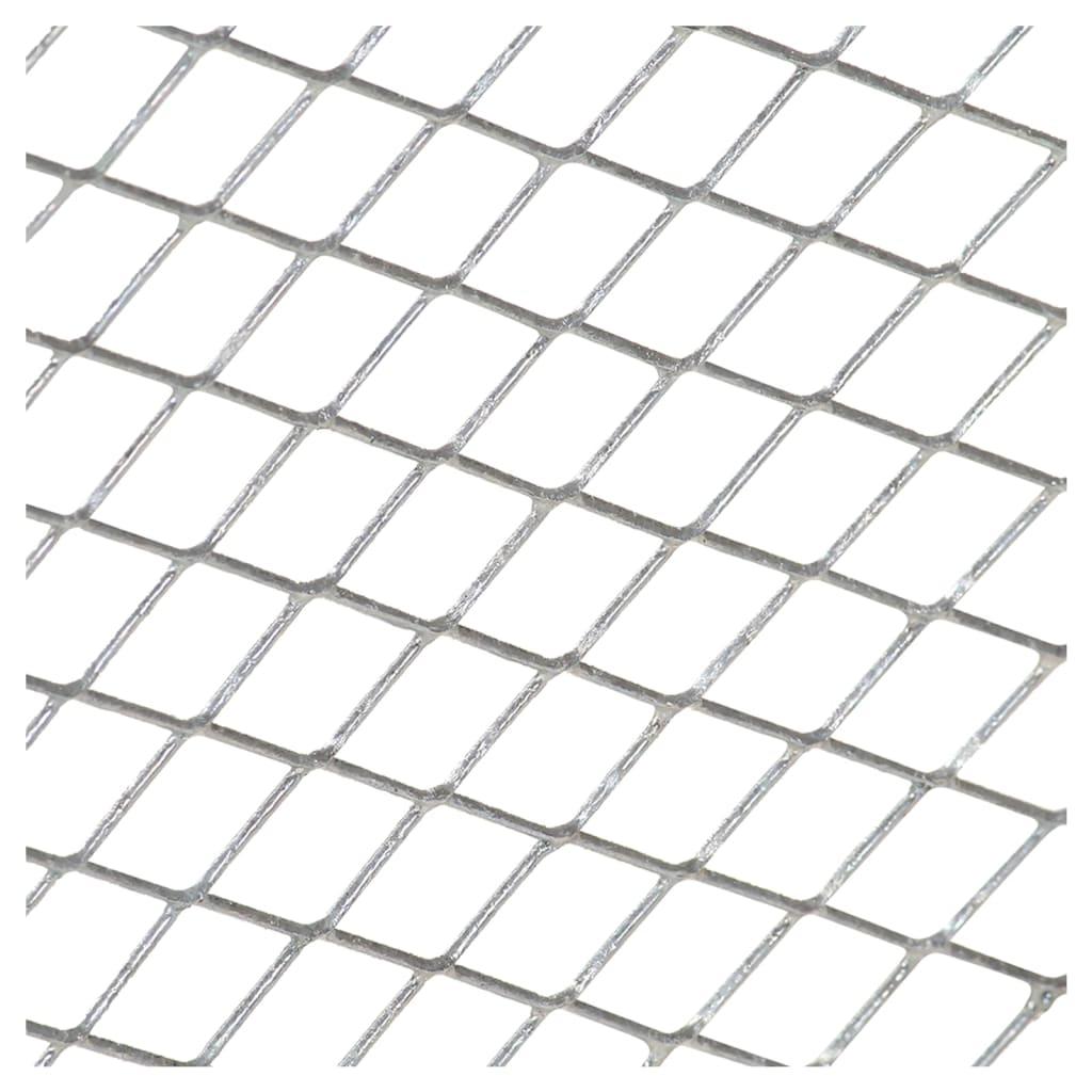 Kompostbeholder 85x85x70 cm galvaniseret jern