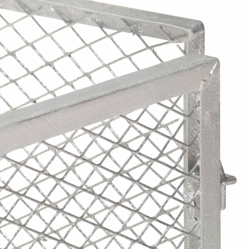 Kompostbeholder 100x100x77 cm galvaniseret jern
