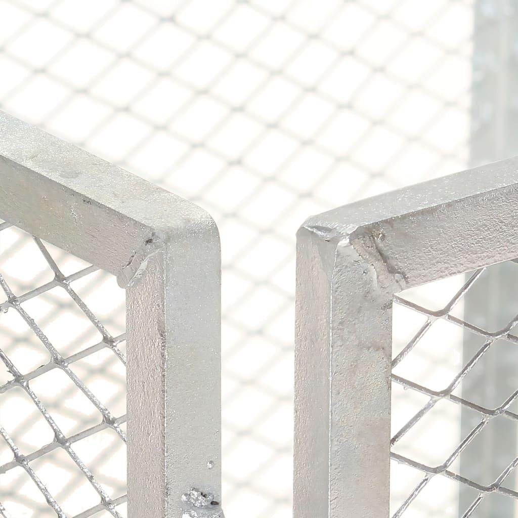 Kompostbeholder 100x100x77 cm galvaniseret jern