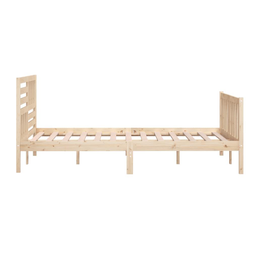 Sengeramme 180x200 cm Super King massivt træ