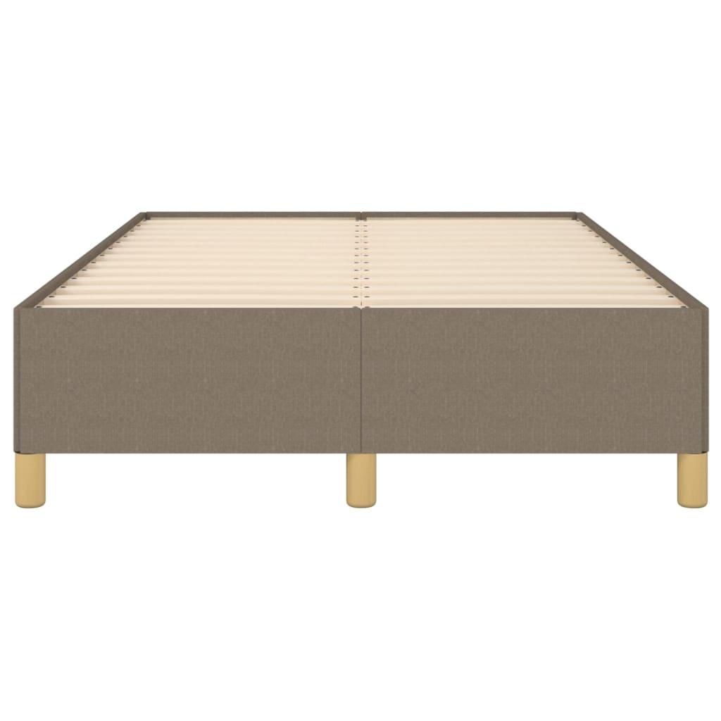 Sengeramme uden madras Taupe 120x200 cm Stof
