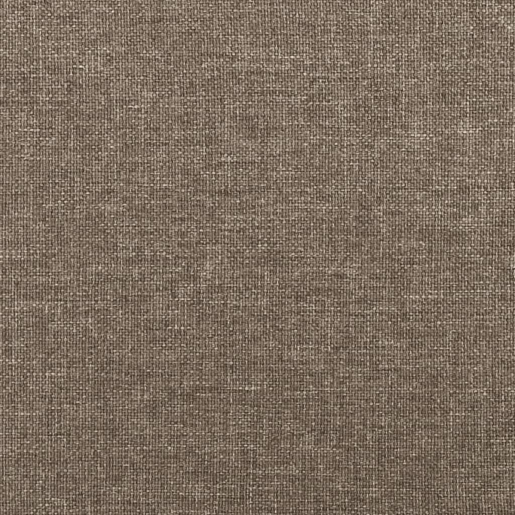 Sengeramme uden madras Taupe 120x200 cm Stof