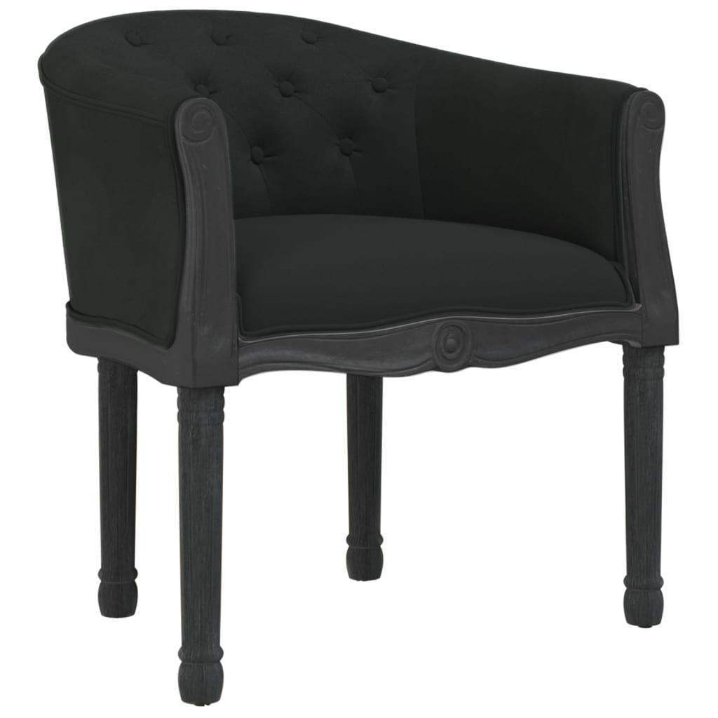 Spisebordsstol velour sort