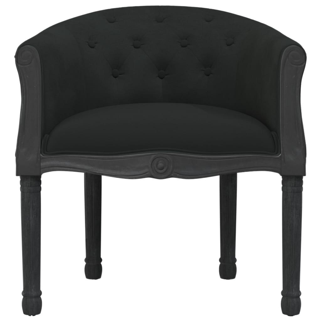 Spisebordsstol velour sort