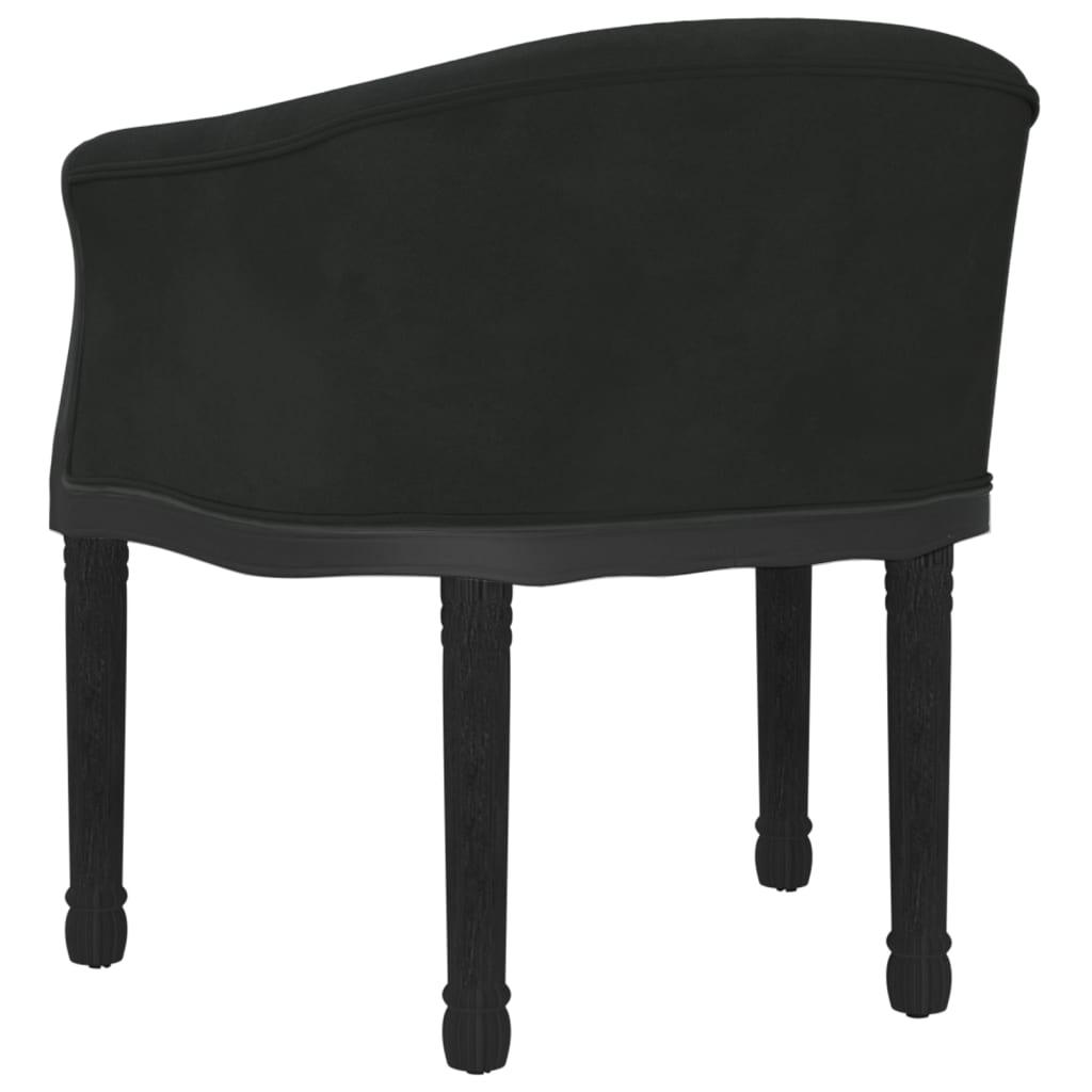 Spisebordsstol velour sort