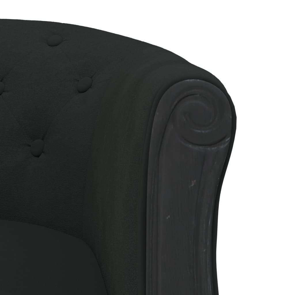 Spisebordsstol velour sort