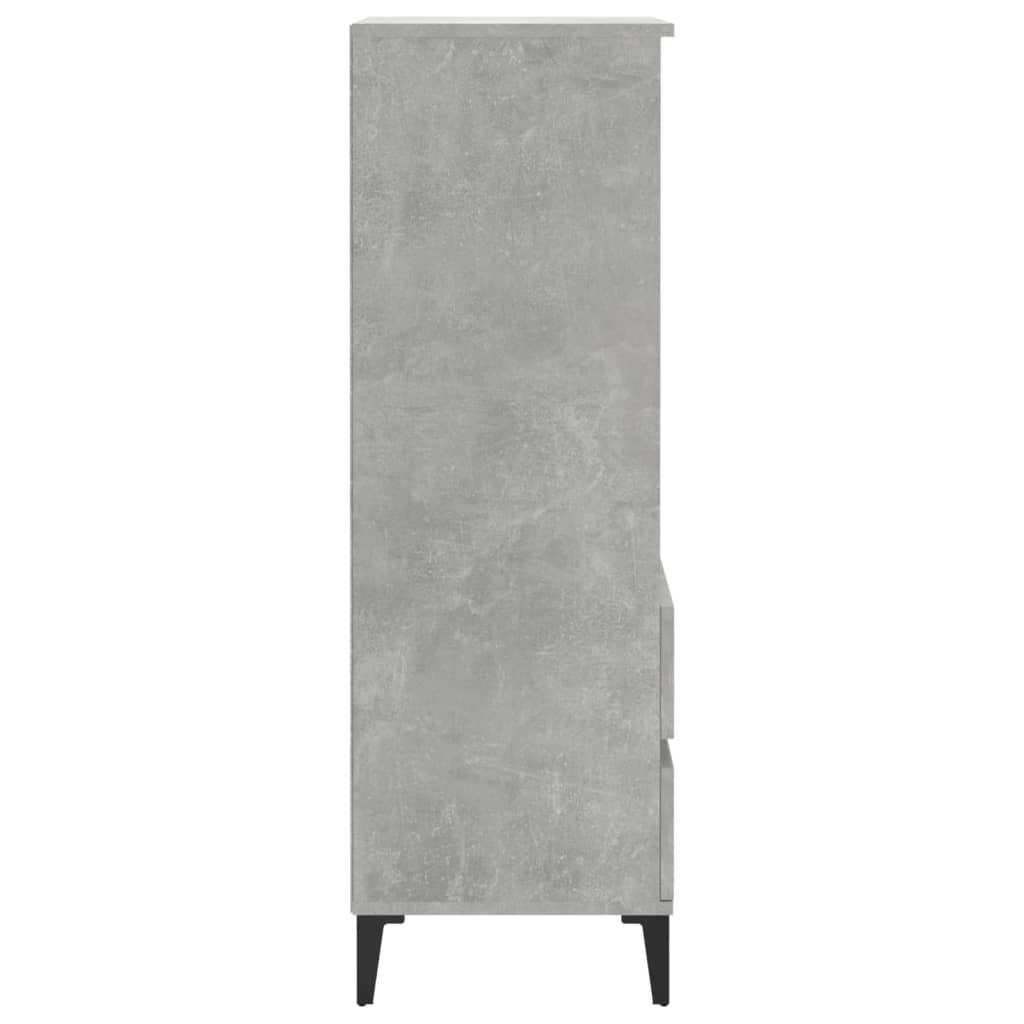 Skab 40x36x110 cm konstrueret træ betongrå