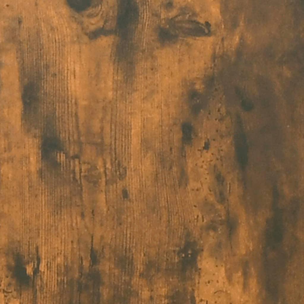 Sofabord 60x50x36,5 cm konstrueret træ røget egetræsfarve