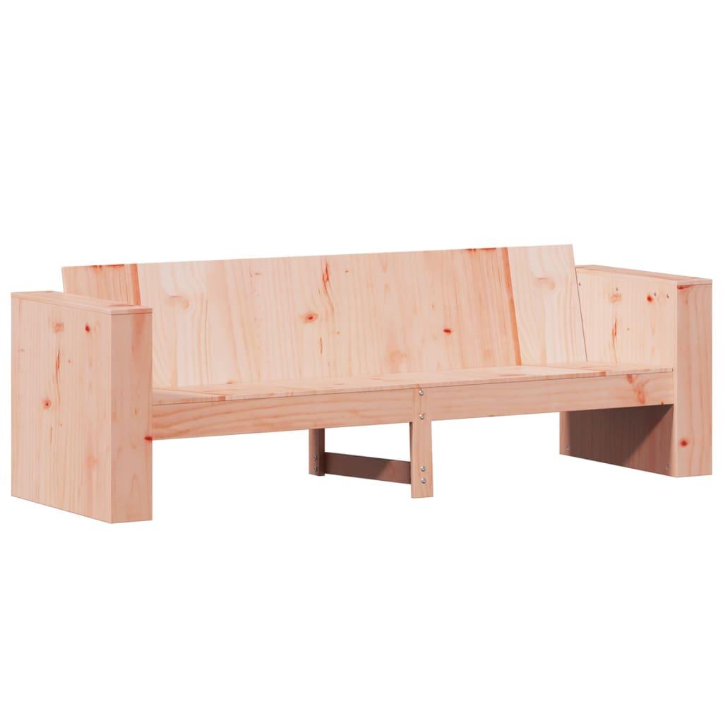 3-personers havesofa 189x60x62 cm massivt douglasgran