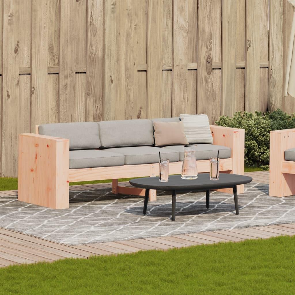 3-personers havesofa 189x60x62 cm massivt douglasgran