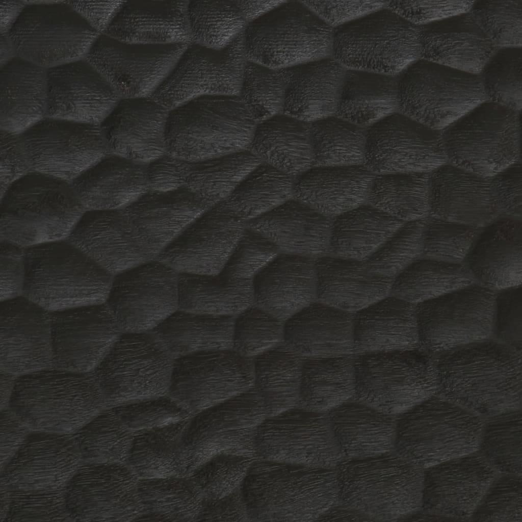 Sofabord 80x54x40 cm massivt mangotræ sort