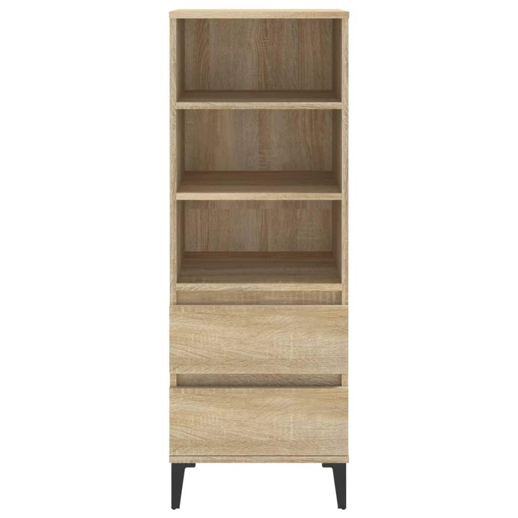 Skab 40x36x110 cm konstrueret træ Sonoma-eg
