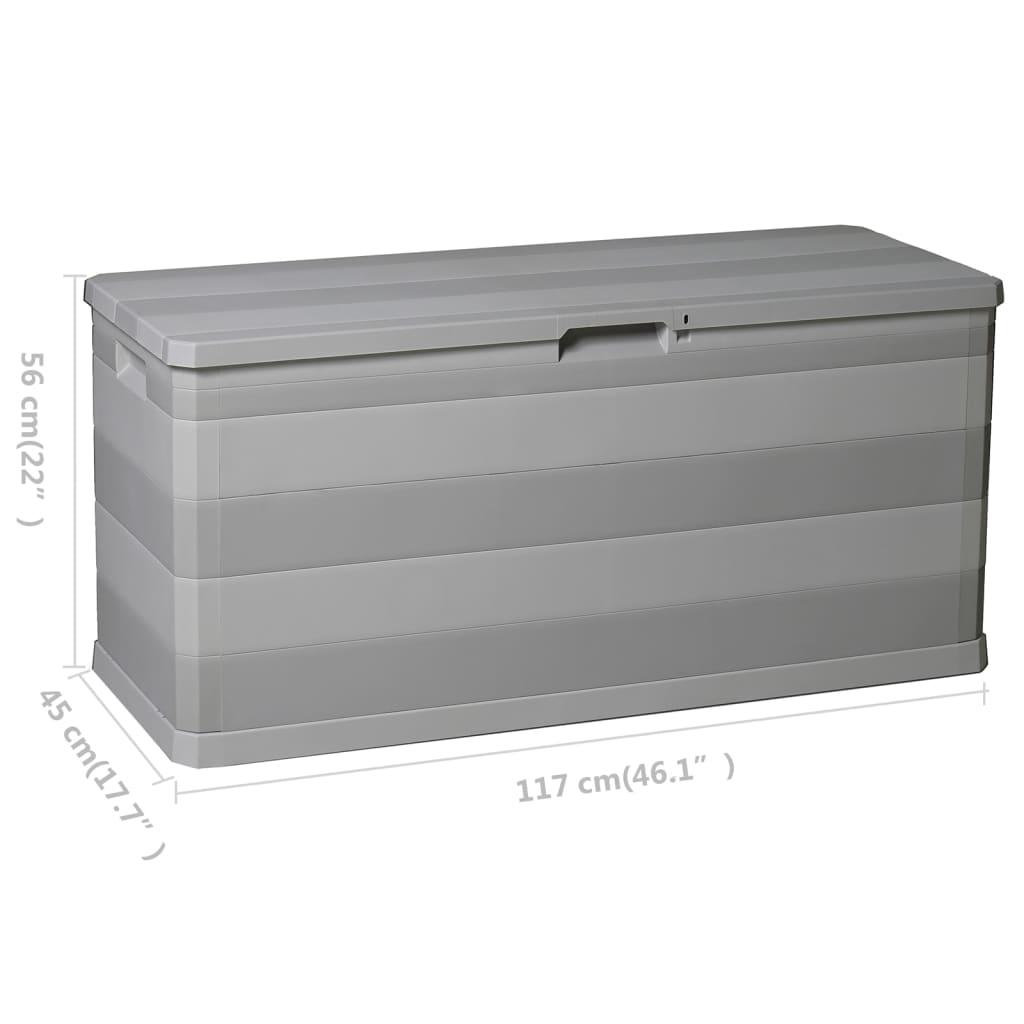 Hyndeboks 117x45x56 cm grå