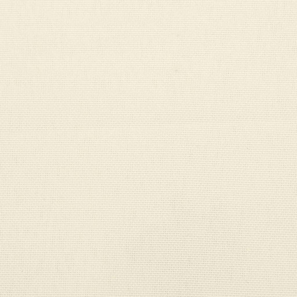 Hynde til dækstol (75+105)x50x4 cm cremefarvet