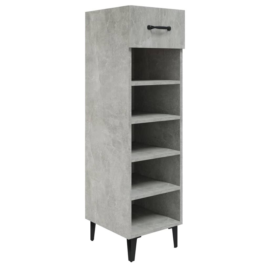 Skoreol 30x35x105 cm konstrueret træ betongrå