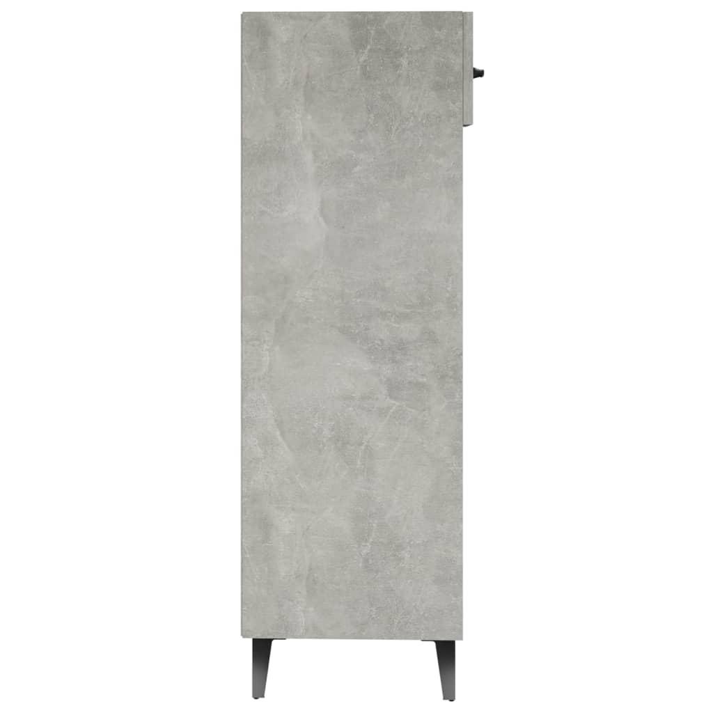 Skoreol 30x35x105 cm konstrueret træ betongrå