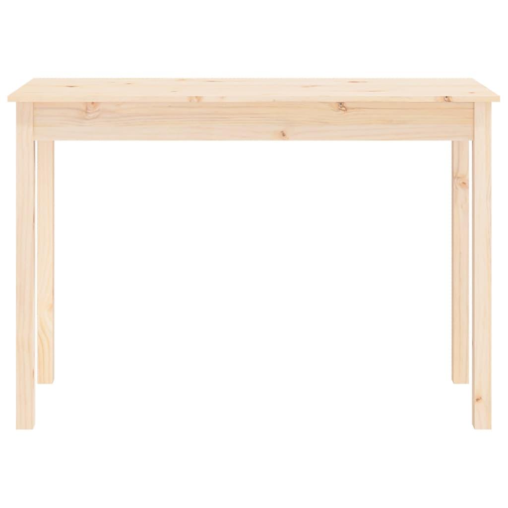 Konsolbord 110x40x75 cm massivt fyrretræ