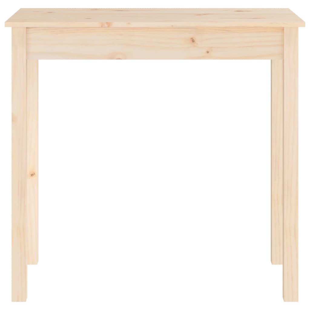 Konsolbord 80x40x75 cm massivt fyrretræ