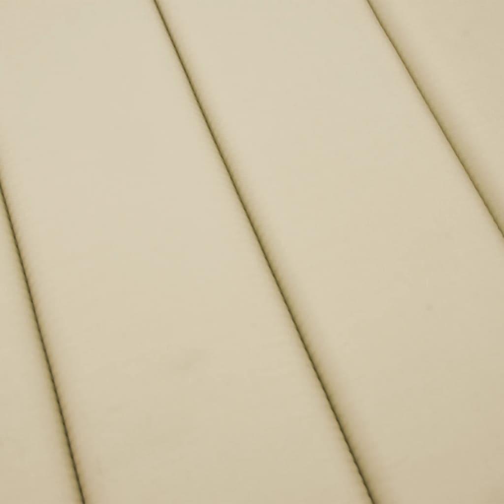 Hynde til liggestol 186x58x4 cm oxfordstof beige