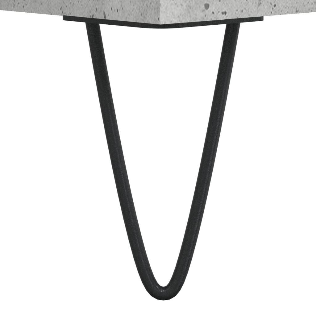 Skænk 34,5x34x90 cm konstrueret træ betongrå