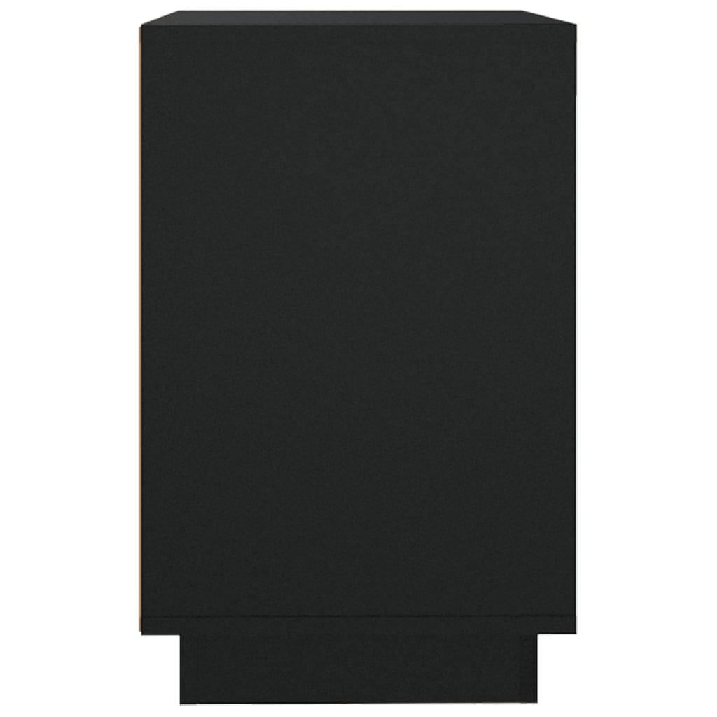 Skænk 102x35x55 cm konstrueret træ sort