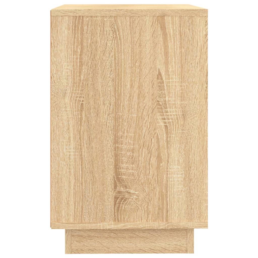 Skænk 102x35x55 cm konstrueret træ sonoma-eg
