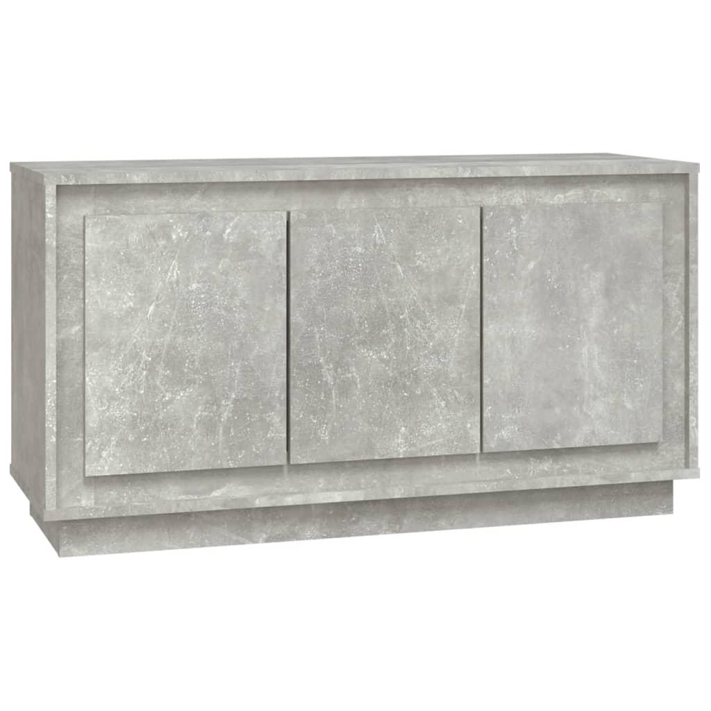 Skænk 102x35x55 cm konstrueret træ betongrå