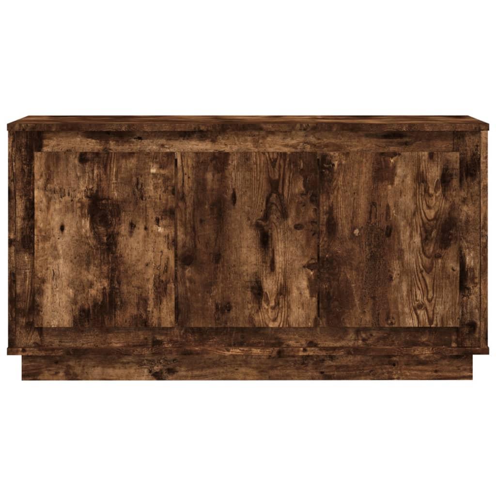 Skænk 102x35x55 cm konstrueret træ røget egetræsfarve
