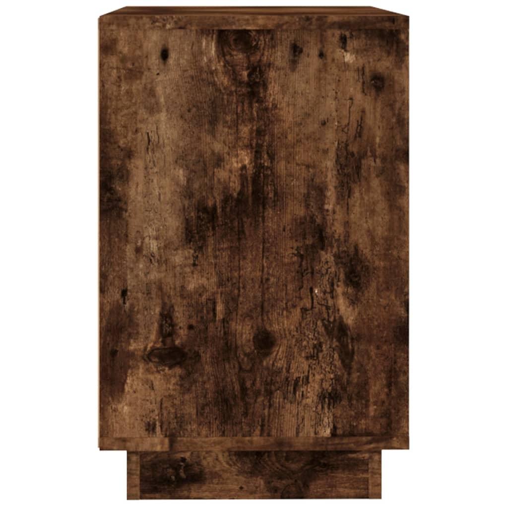 Skænk 102x35x55 cm konstrueret træ røget egetræsfarve