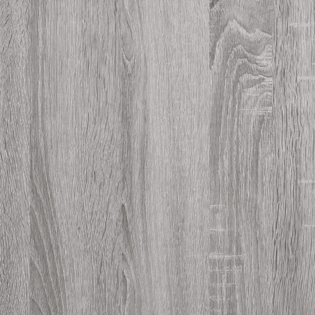 Skænk 102x35x55 cm konstrueret træ grå sonoma-eg