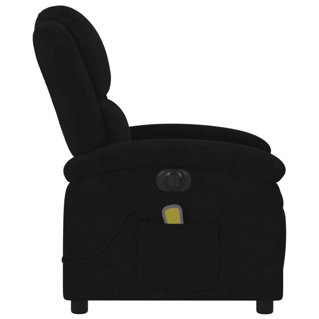 Massagestol velour sort