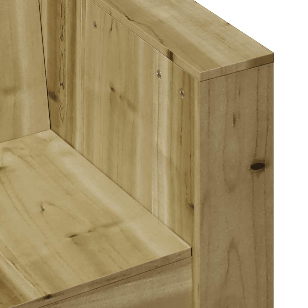 Sofastol til haven 79x60x62 cm imprægneret fyrretræ
