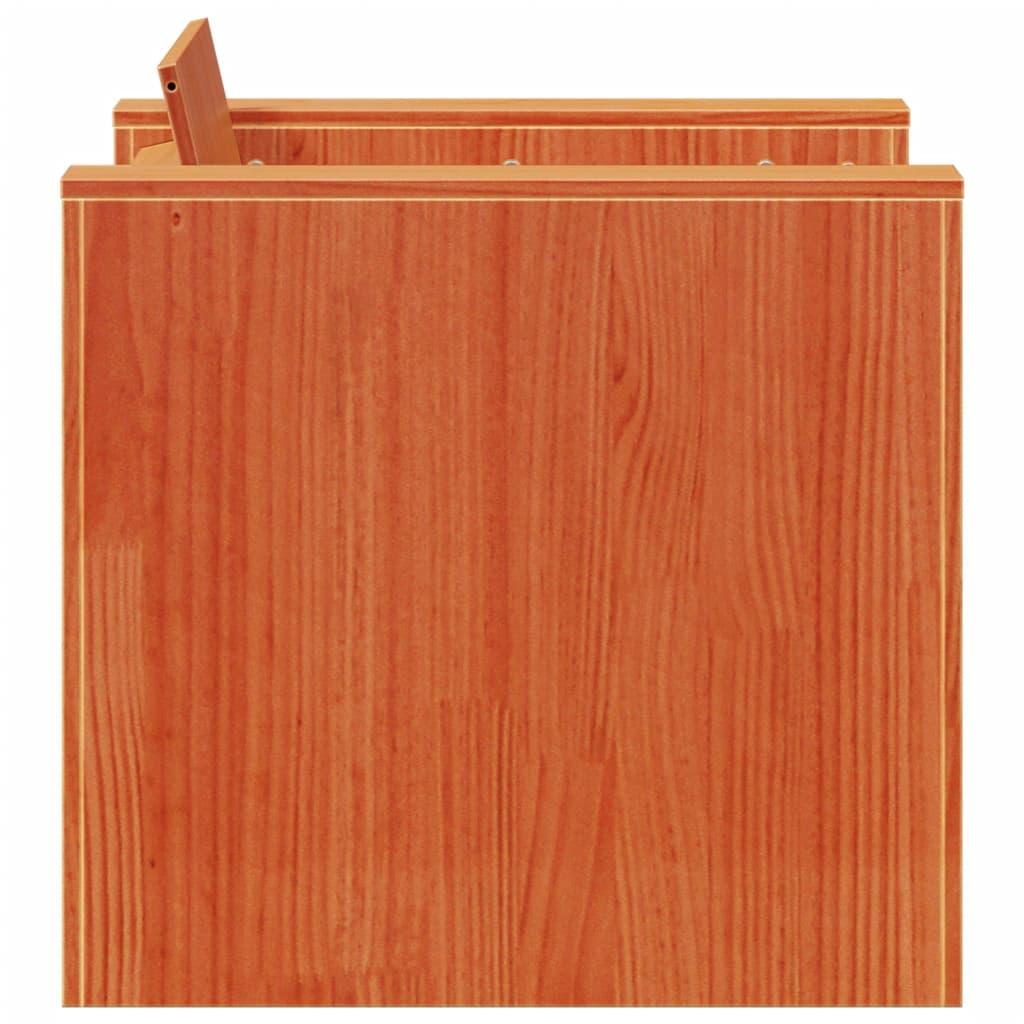 Sofastol til haven 79x60x62 cm massivt fyrretræ gyldenbrun