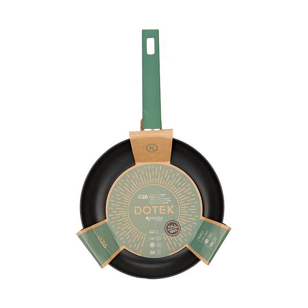 Skridsikker stegepande Sort Grøn Ø 26 cm Aluminium