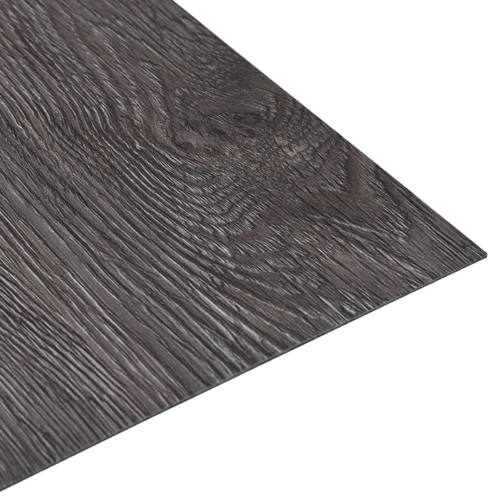 Selvklæbende gulvbrædder 5,11 m² PVC brun