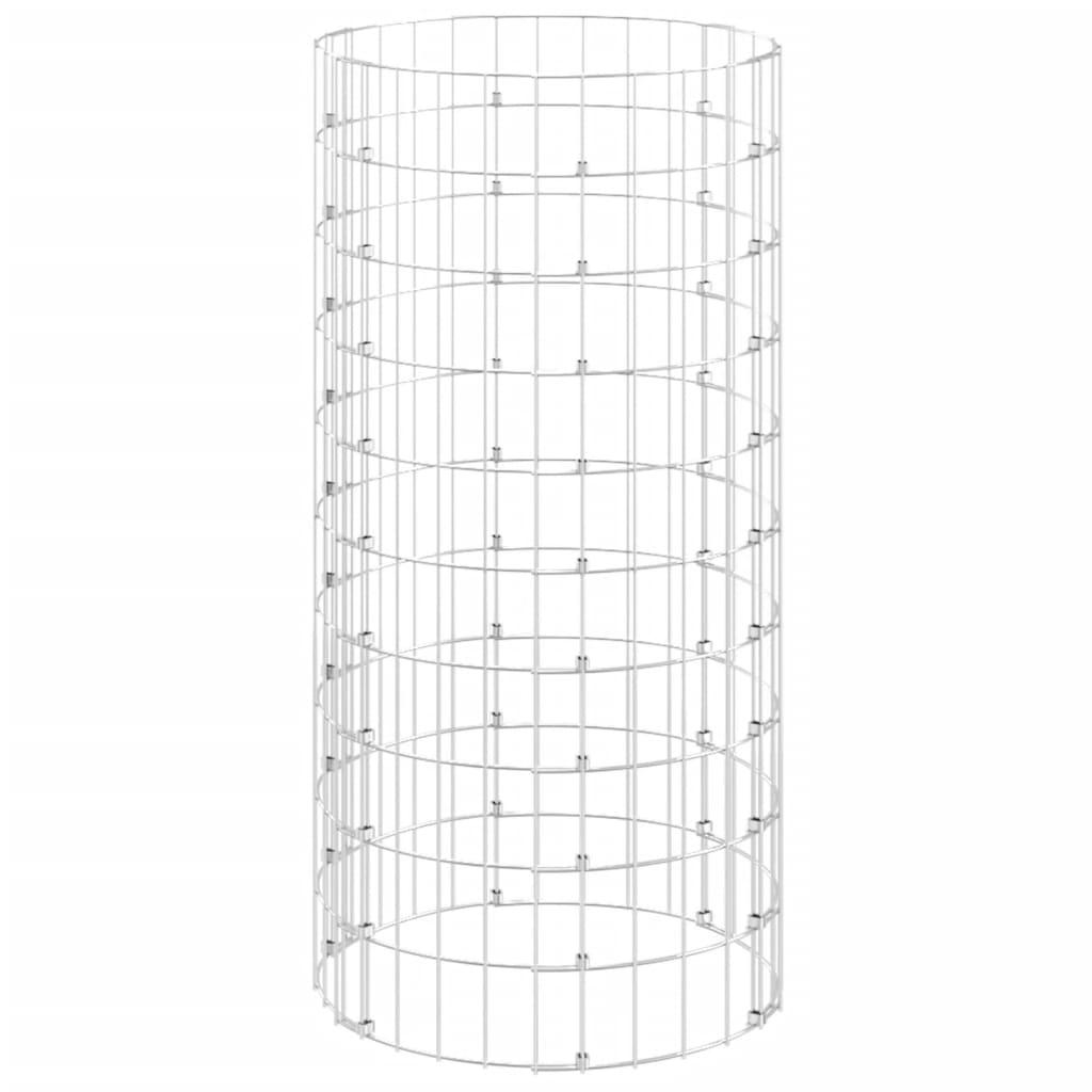 Kompostbeholder Ø50x100 cm galvaniseret stål