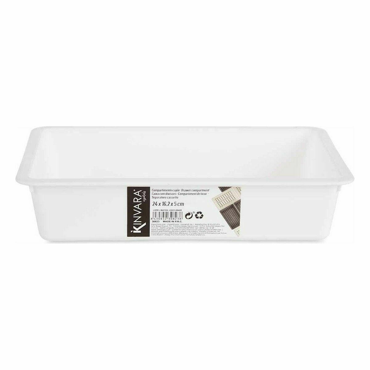 Skuffeopdeler polypropylen 16 x 5 x 24 cm (36 Enheder)