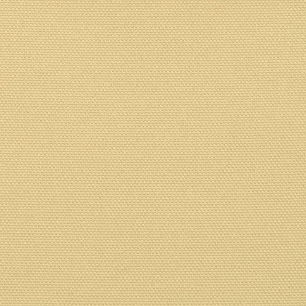 Solsejl 3x4x5 m 100 % polyesterstof sandfarvet