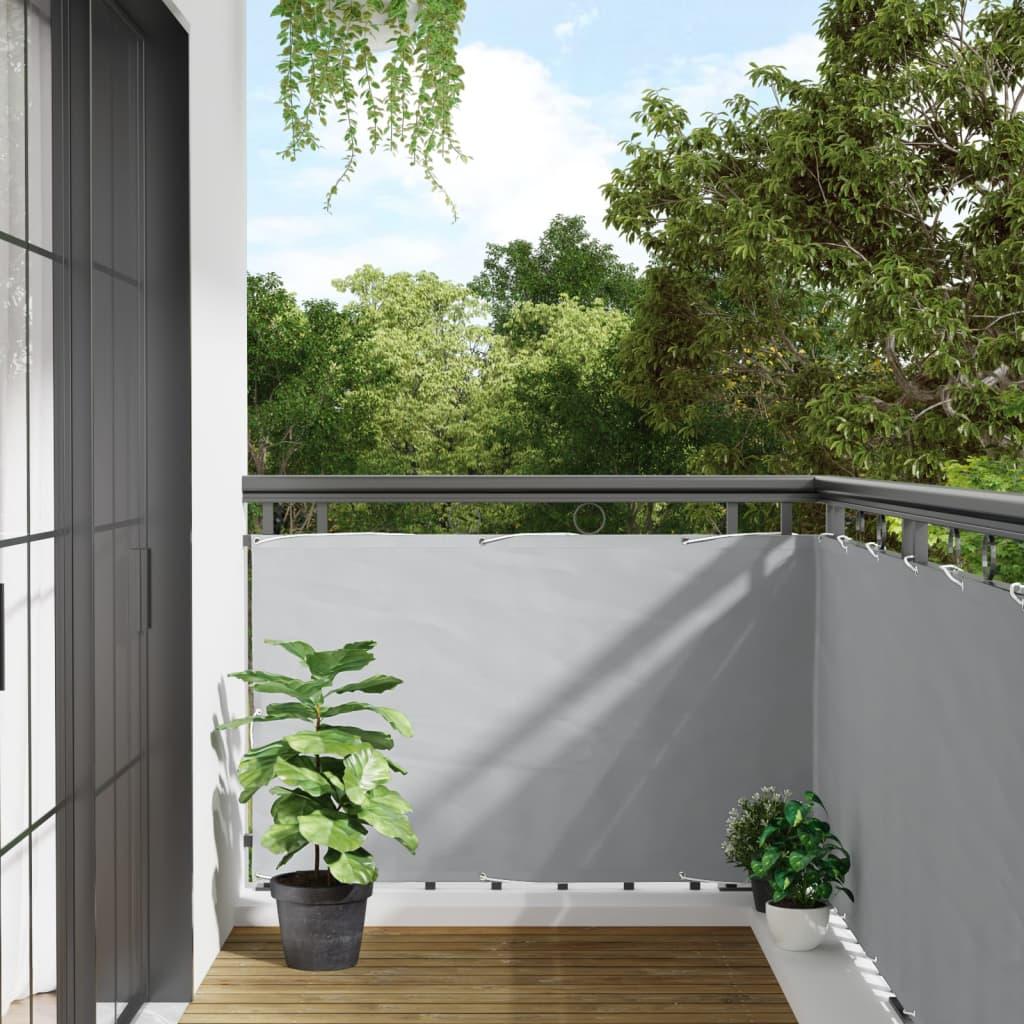 Altanafskærmning 600x90 cm PVC grå