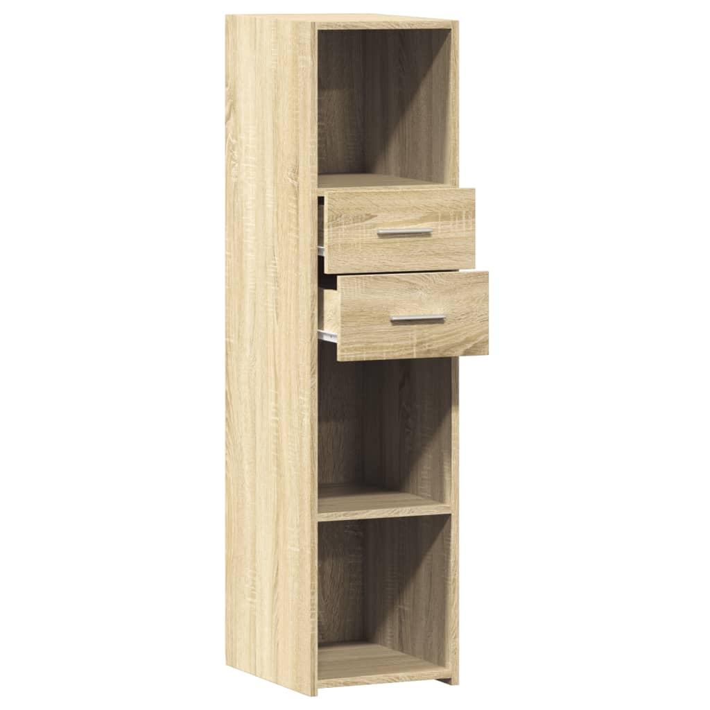 Højskab 30x42,5x124 cm konstrueret træ sonoma-eg
