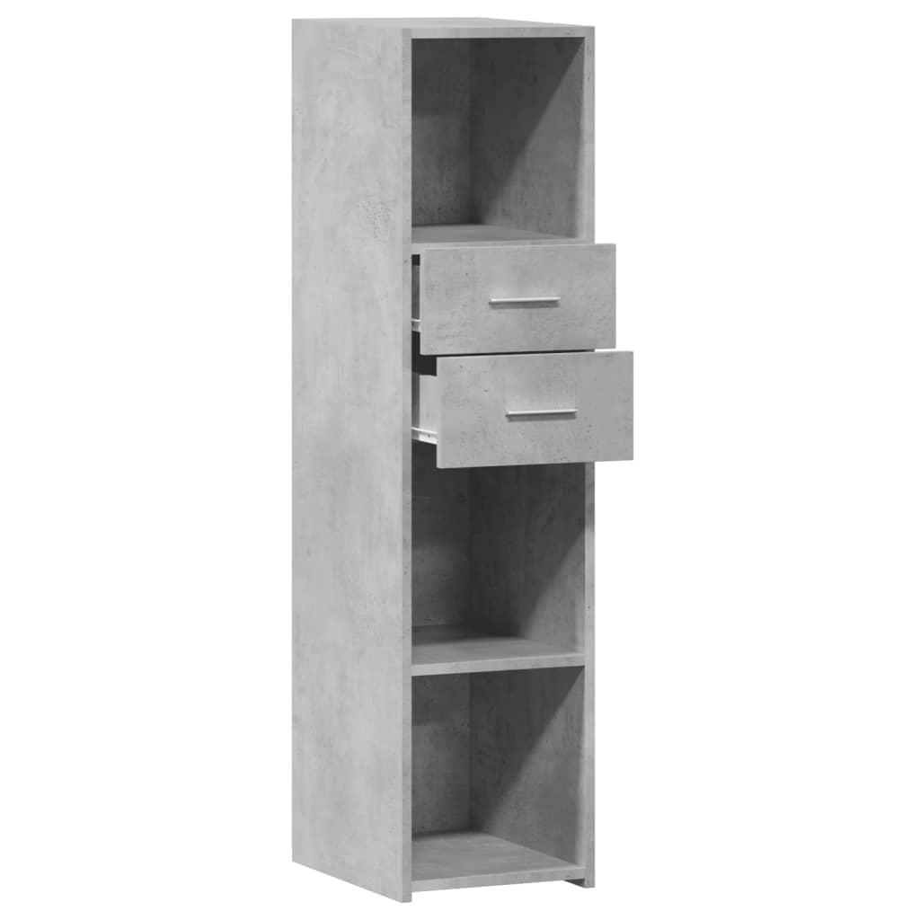 Højskab 30x42,5x124 cm konstrueret træ betongrå