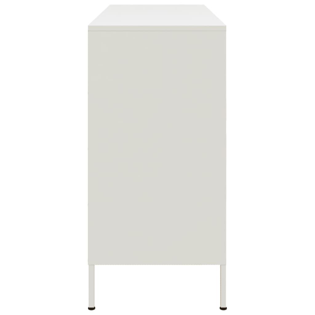 Skab 100,5x39x79 cm stål hvid